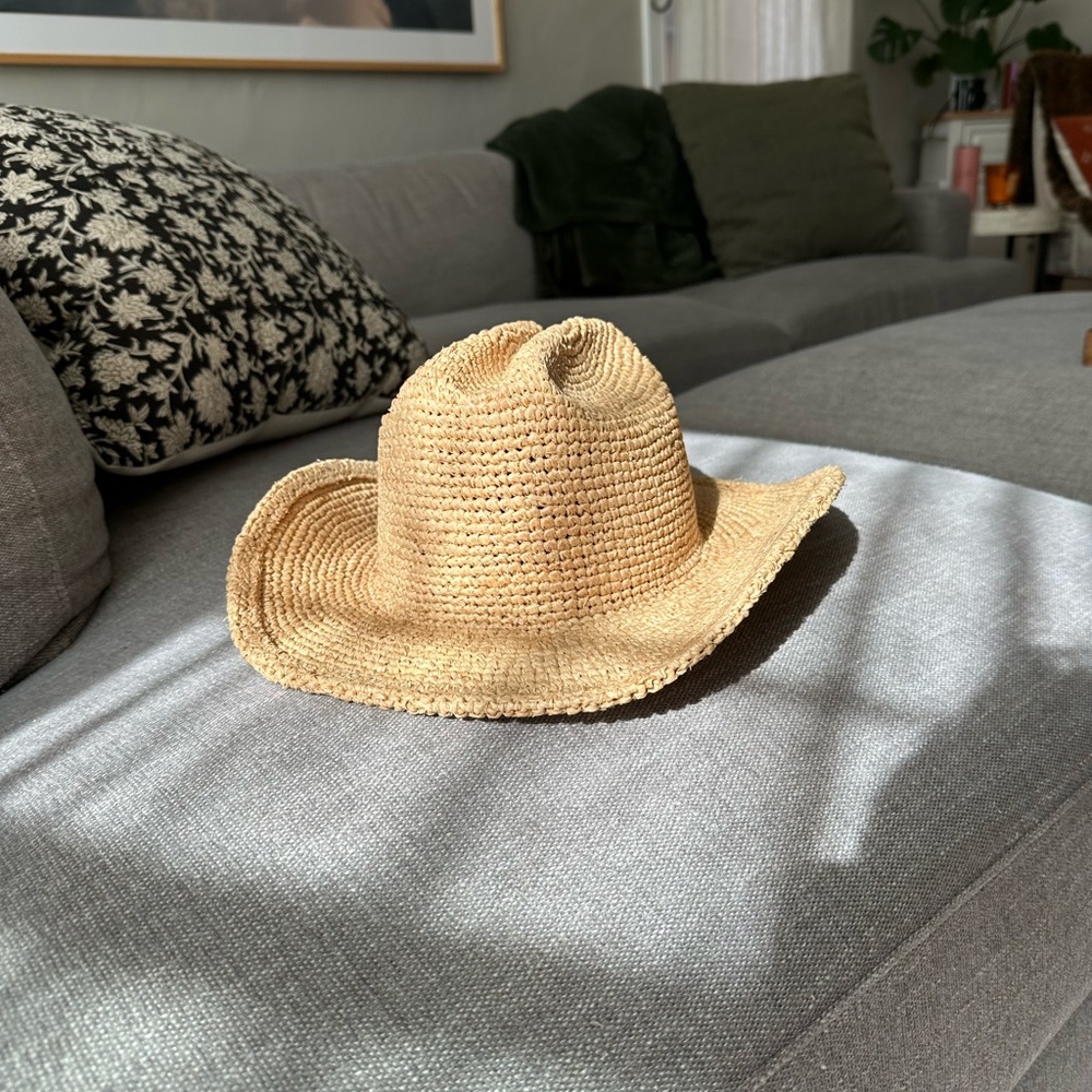 Lack Of Color Raffia Hat